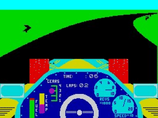 Chequered Flag screenshot 3 for ZX Spectrum